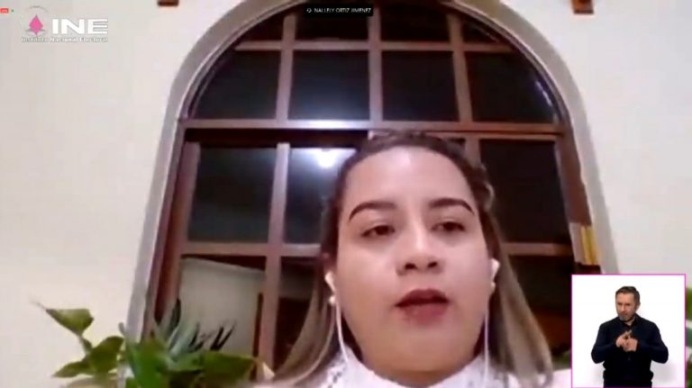 Nallely Ortíz Jiménez, Regidora del Municipio Santa Lucia del Camino, Oaxaca.