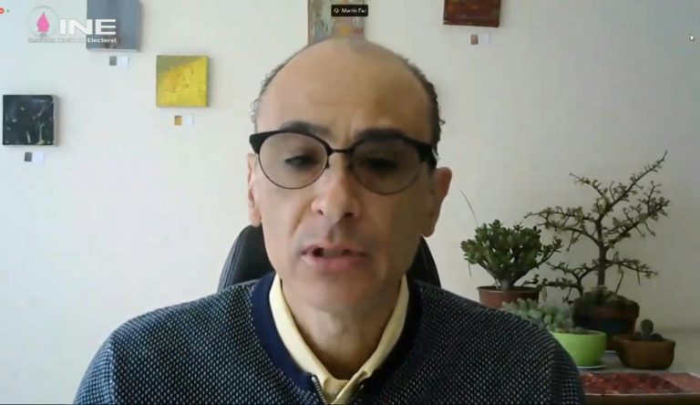 Marín Faz Mora, Consejero Electoral y Presidente de la Comisión de Capacitación Electoral y Educación Cívica del INE.