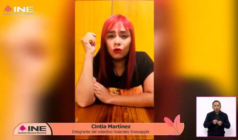 Cintia Martínez, Integrante del colectivo holandés Snowapple.