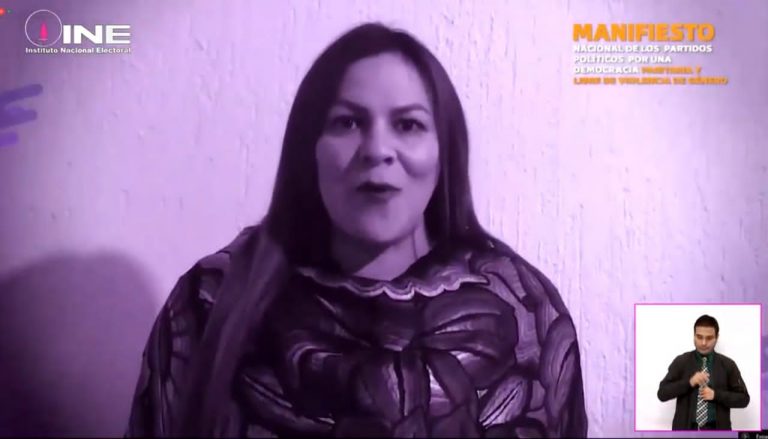 Video del Manifiesto Nacional de los Partidos Políticos por una Democracia Partidaria y Libre de Violencia de Género.