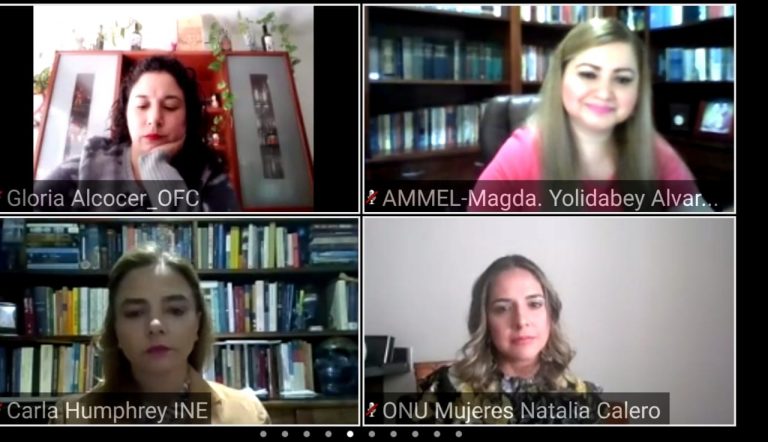 Entrega de Presidencia y Secretaría Técnica del Observatorio de Participación Política de las Mujeres en México.