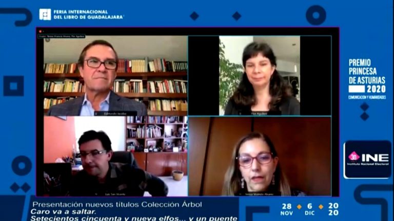 Participación del INE en la FIL Guadalajara 2020. Presentación nuevos títulos  Colección Árbol “Caro va a saltar” y Setecientos cincuenta y nueve elfos… y un puente