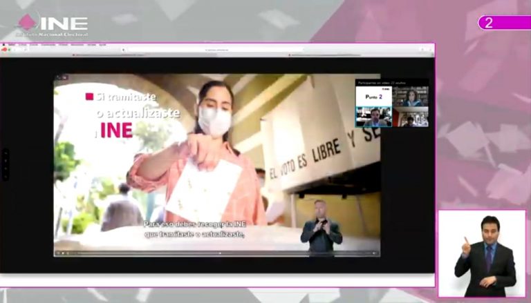 Lorenzo Córdova Consejero Presidente, presento  Campaña con medidas sanitarias.