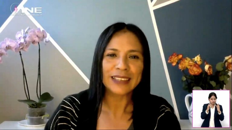 Norma Irene de la Cruz Magaña, Consejera Electoral y Presidenta de la Comisión temporal de Vinculación con Mexicanos Residentes en el Extranjero y Análisis de las Modalidades del voto del INE.