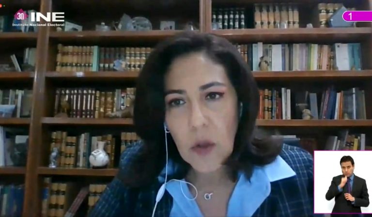Claudia Zavala Pérez,  Consejera Electoral.