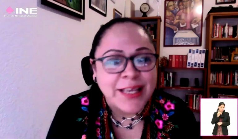 Carolina del Ángel Cruz, Consejera Electoral y Presidenta de la comisión de Igualdad de Género y Derechos Humanos, e integrante del COVECM 2021 del IECM.