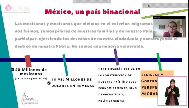 Presentación de Lizbeth Ana María Márquez Álvarez, Diputada del Congreso del Estado de Zacatecas y Secretaria de la Comisión de Atención a Migrantes.