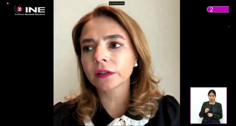 Carla Humphrey Jordan, Consejera Electoral.