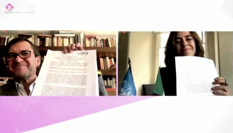 Firma de Memorando de Entendimiento entre ONU Mujeres Mèxico y el Instituto Nacional Electoral