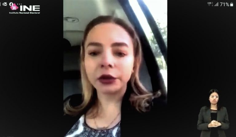 Carla Humphrey Jordan, Consejera Electoral y Presidenta de la Comisión de Igualdad de Género y No Discriminación del INE.