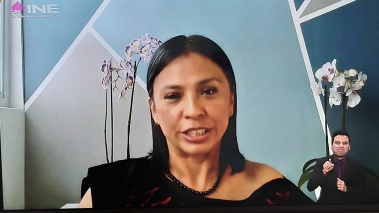 Norma Irene De La Cruz Magaña, Consejera Electoral e integrante de la Comisión de Igualdad de Género y No Discriminación del INE.