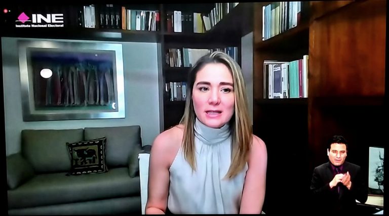 Dania Ravel Cuevas, Consejera Electoral e integrante de la Comisión de Igualdad de Género y No Discriminación del INE.