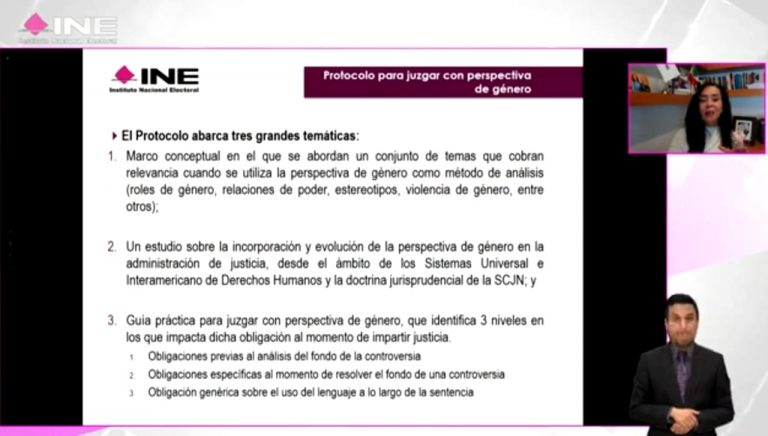 Presentación de la Consejera Adriana Favela Herrera.