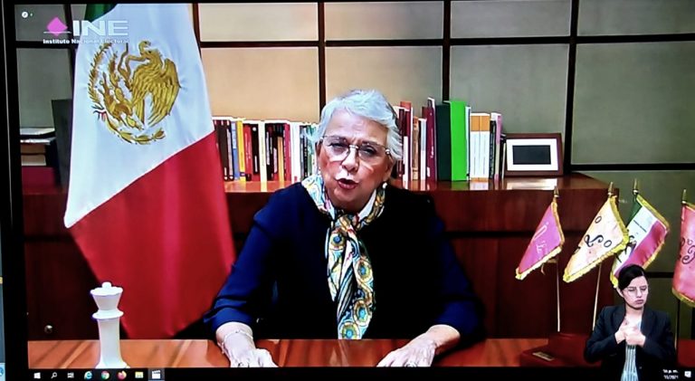 Olga Sánchez Cordero, Secretaria de Gobernación.