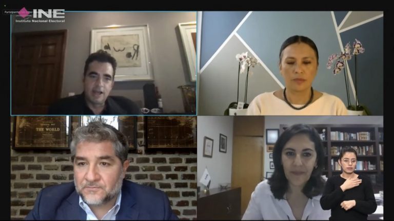 Mesa informativa sobre Acción afirmativa para garantizar candidaturas de mexicanas y mexicanos migrantes y residente en el extranjero en las diputaciones de RP.