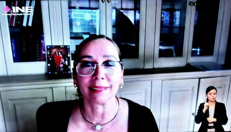 María Elena Orantes López, Presidenta Nacional de 50+1.