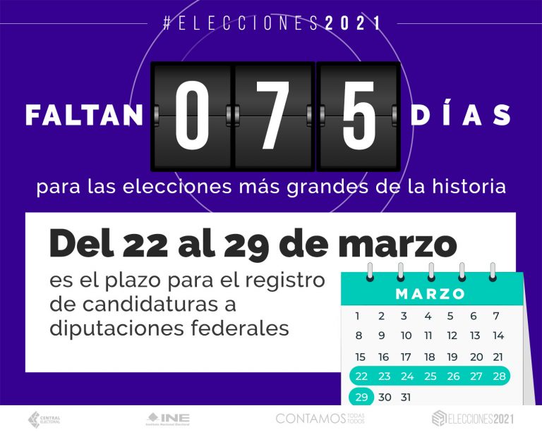 Faltan 75 días