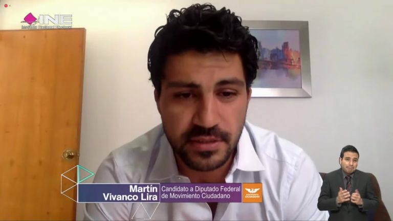 Martín Vivanco Lira, Candidato a Diputado Federal de Movimiento Ciudadano.