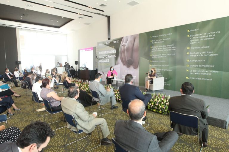 Conferencia Magistral celebrada en la Reunión Nacional Presencial en el Marco del Proceso Electoral 2020-2021 de la Asociación de Tribunales Electorales de la República Mexicana (ATERM).