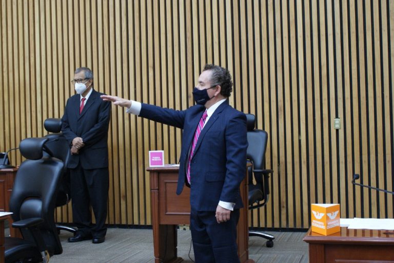 Toma de protesta de Fernando Chevalier Ruanova, como representante propietario del Partido Fuerza por México.