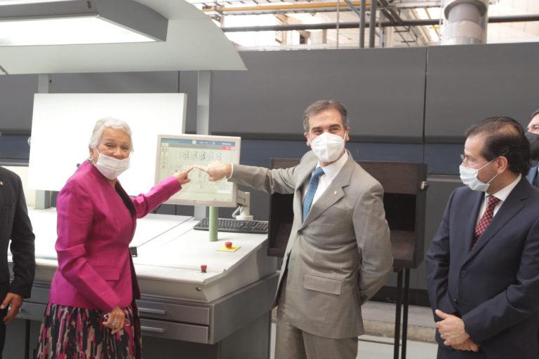 Ceremonia de Arranque de producción de boletas para el Proceso Electoral Federal 2020-2021.