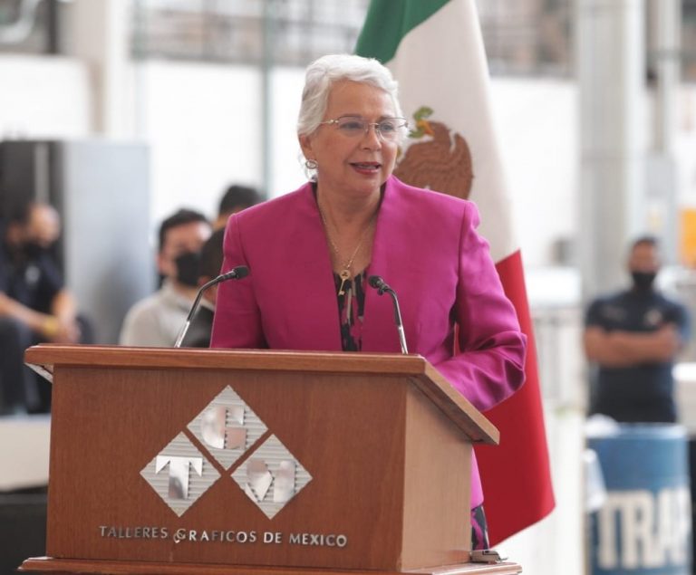 Olga Sánchez Cordero, Secretaria de Gobernación.