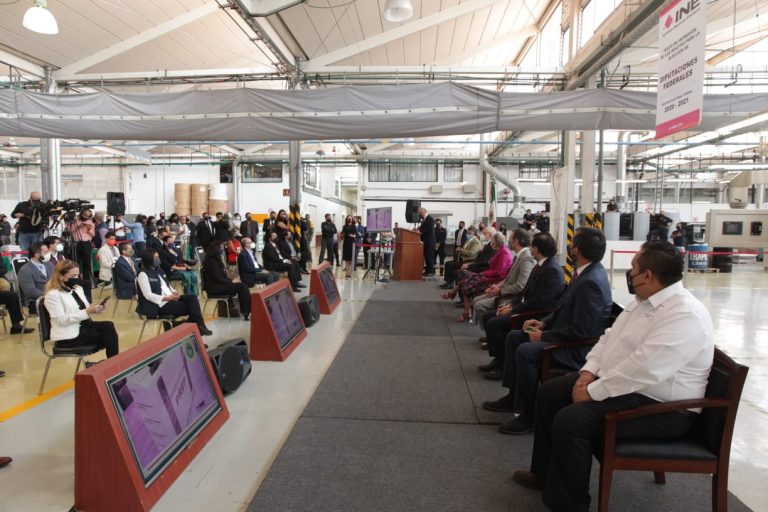 Ceremonia de Arranque de producción de boletas para el Proceso Electoral Federal 2020-2021.