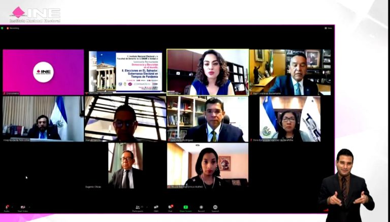 Seminario Permanente “Democracia y Elecciones en el mundo”. 8. Elecciones en El Salvador. Gobernanza Electoral en Tiempos de Pandemia