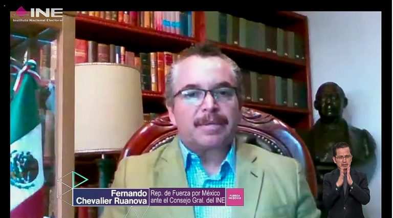 Fernando Chevalier Ruanova, Representante de Fuerza por México ante el Consejo General.