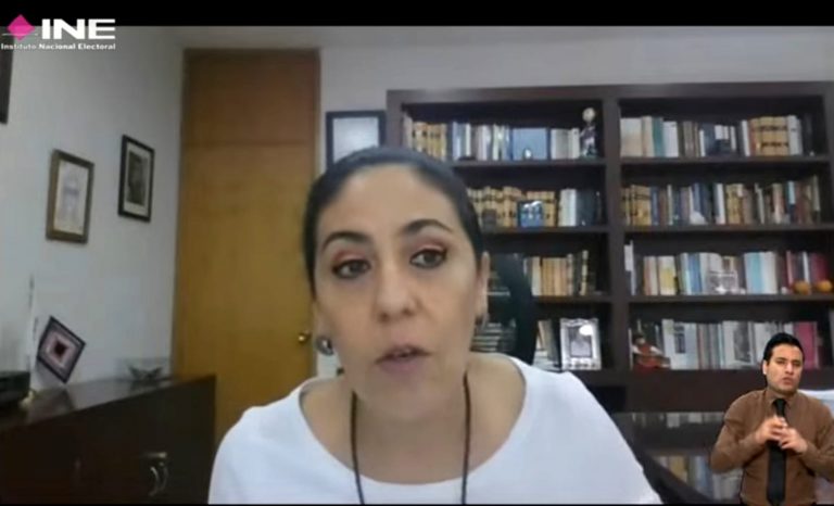 Claudia Zavala Pérez, Consejera Electoral e Integrante de la Comisión de Capacitación y Organización Electoral.