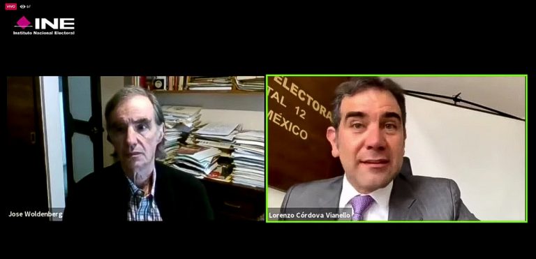 José Woldenberg Karakowsky Catedrático de la UNAM y Lorenzo Córdova Vianello Consejero Presidente del INE.