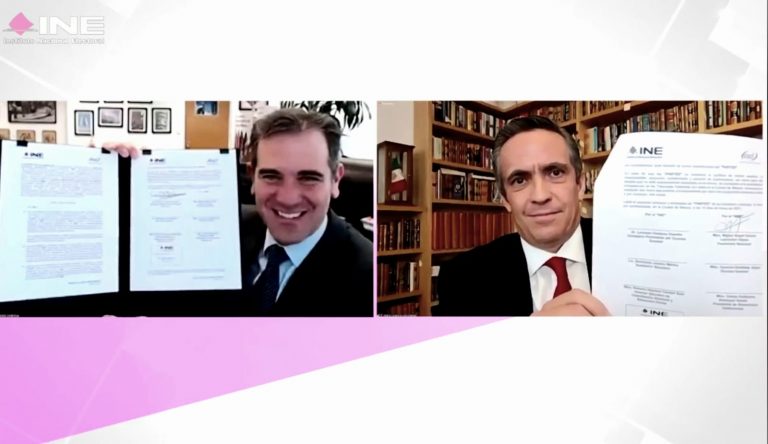 Firma de Convenio para la Promoción del voto y el impulso a la participación ciudadana.