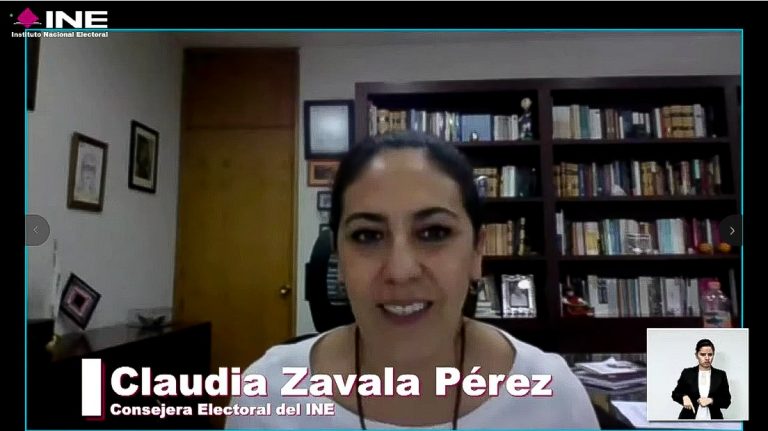 Claudia Zavala Pérez, Consejera Electoral del INE.