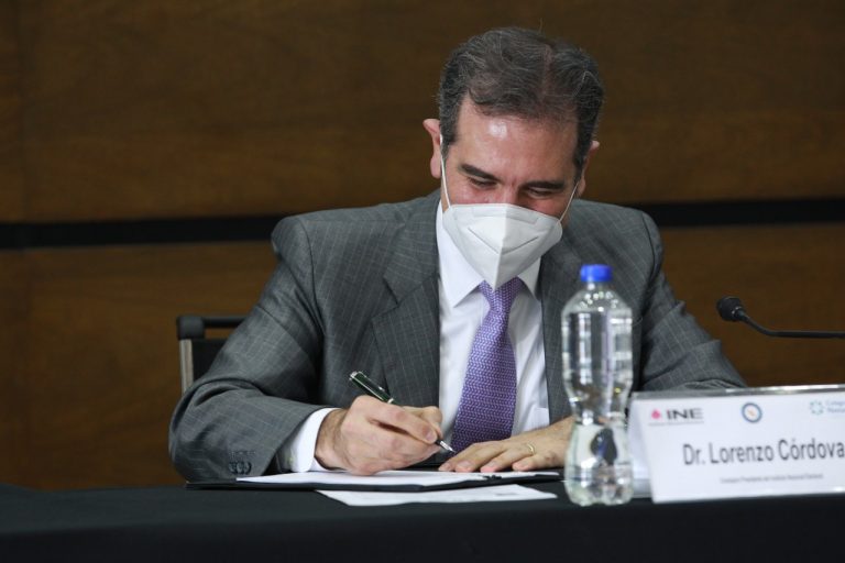 Lorenzo Córdova Vianello, Consejero Presidente del INE.