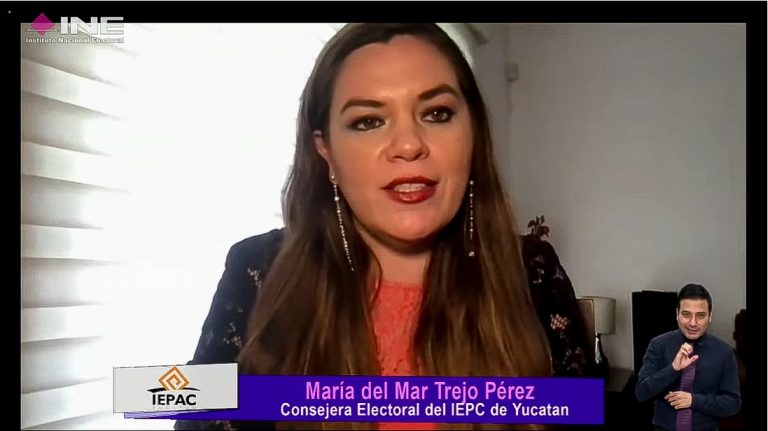 María del Mar Trejo Pérez, Consejera Electoral del IEPC de Yucatán.