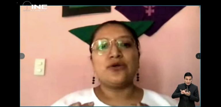 Edith Matías Juan, Coordinadora de proyectos del CEPIADET (Oaxaca).