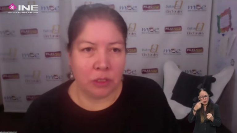 Alejandra Barrios, Directora de la Organización Misión de Observación Electoral.