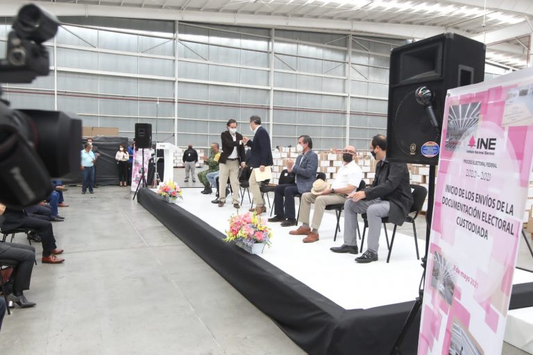 Acto de Inicio de la Distribución Nacional de la Documentación Electoral con Custodia