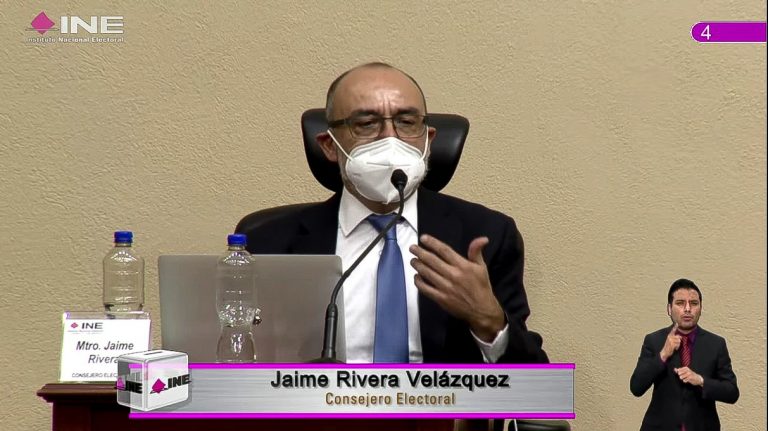 Jaime Rivera Velázquez, Consejero Electoral.