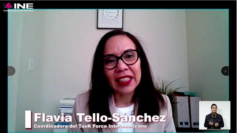 Flavia Tello-Sánchez, Coordinadora del Task Force Interamericano.