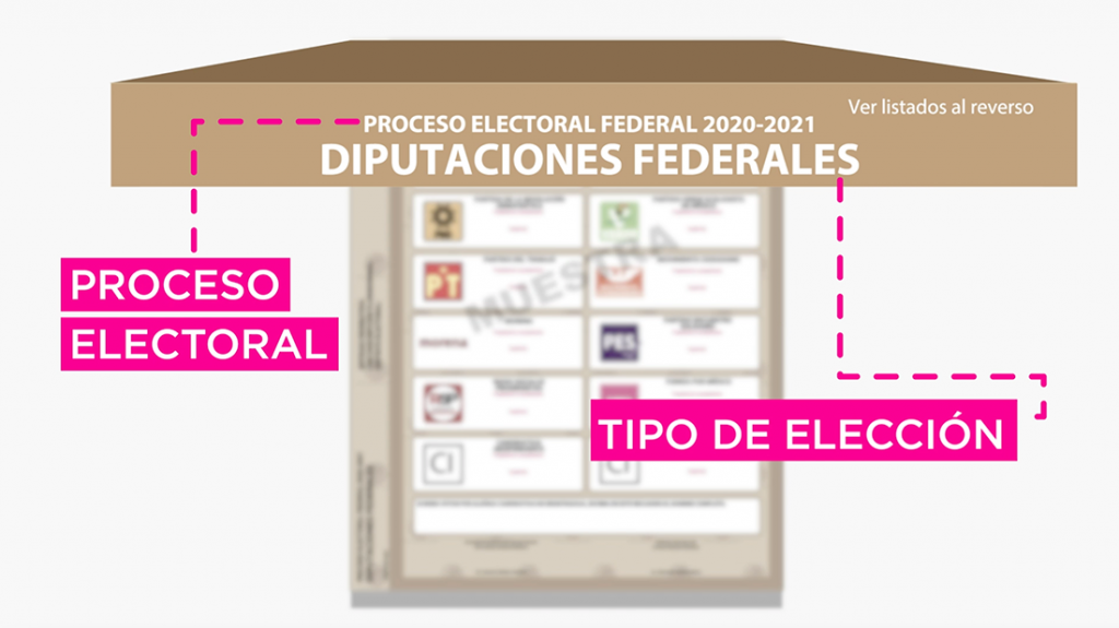 ¿Ya conoces la Boleta Electoral para votar por diputaciones federales