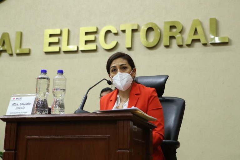 Claudia Zavala Pérez, Consejera Electoral.