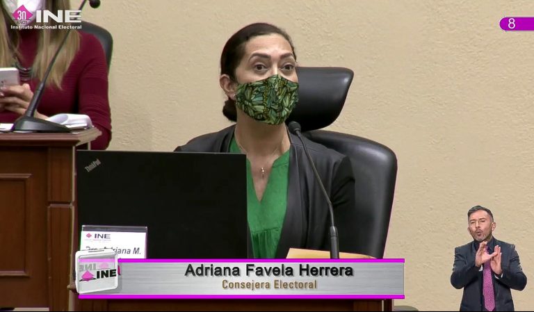 Adriana Favela Herrera, Consejera Electoral.