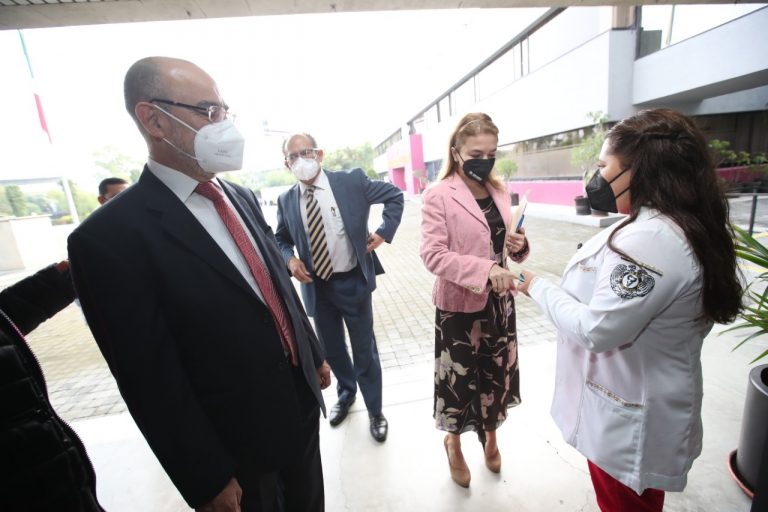 El INE instaló un cerco sanitario para trabajadores de oficinas centrales.