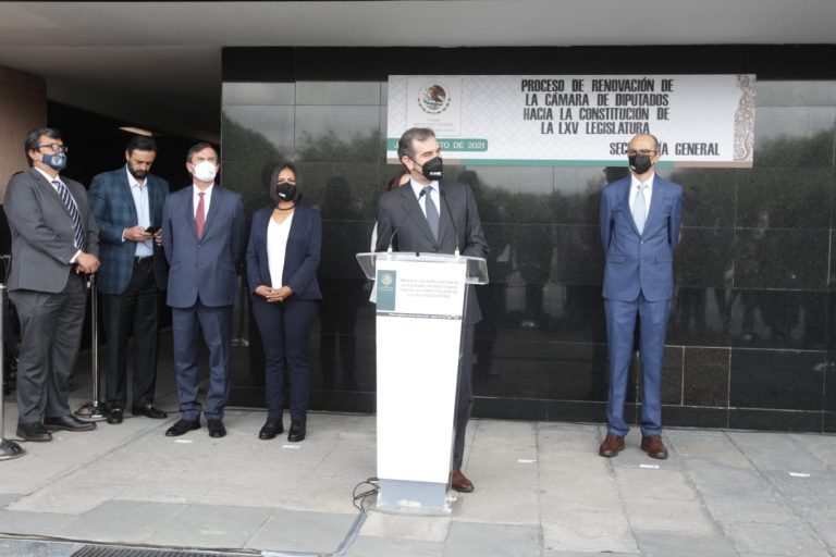 Lorenzo Còrdova Vianello, Consejero Presidente del INE en la  presentación del Acto Inaugural de recepciòn de la documentaciòn electoral de los diputados electos por el principio de mayorìa relativa a celebrarse en el Marco de la renovaciòn de la Càmara de Diputados de la LXV Legislatura.