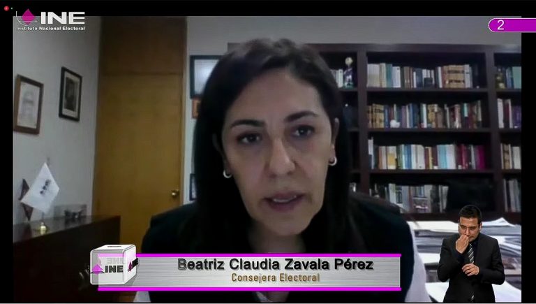 Claudia Zavala Pérez, Consejera Electoral.