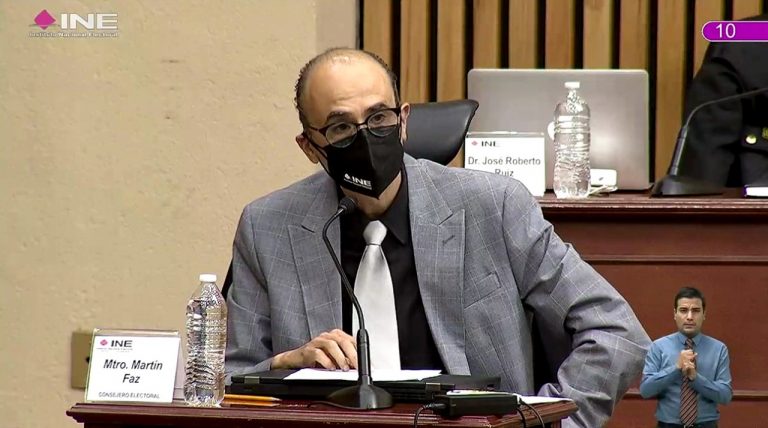 Martín Faz Mora, Consejero Electoral.