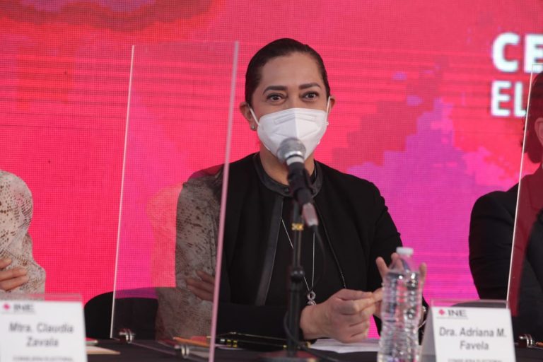 Adriana Favela Herrera, Consejera Electoral del INE.