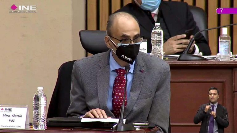 Martín Faz Mora, Consejero Electoral.