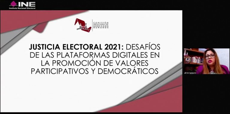 Itze Samperio, Comisión Mexicana de Derechos Humanos.